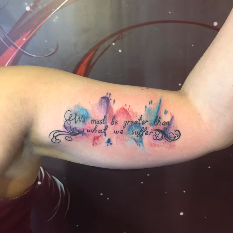 Watercolor script