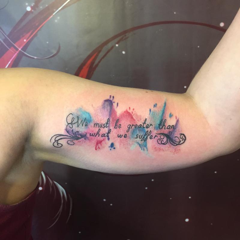 Watercolor script