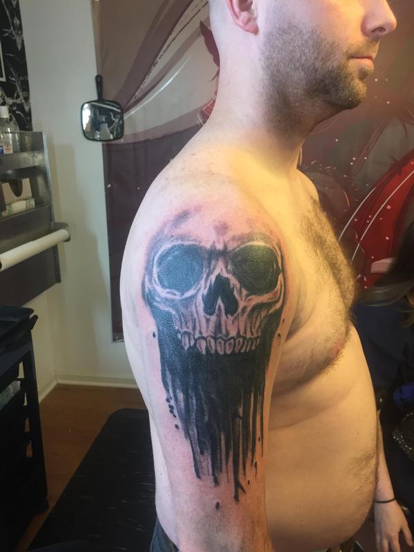 Ink skull