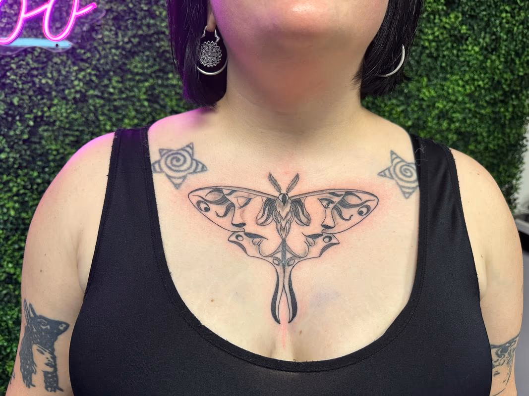 Moth lady