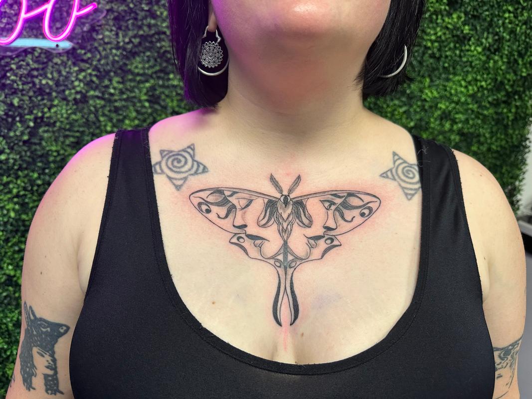 Moth lady