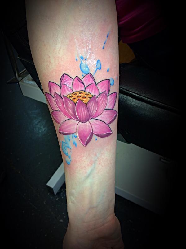 Watercolor Lotus
