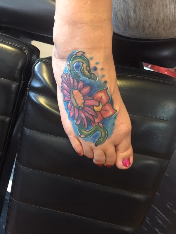 Foot flowers
