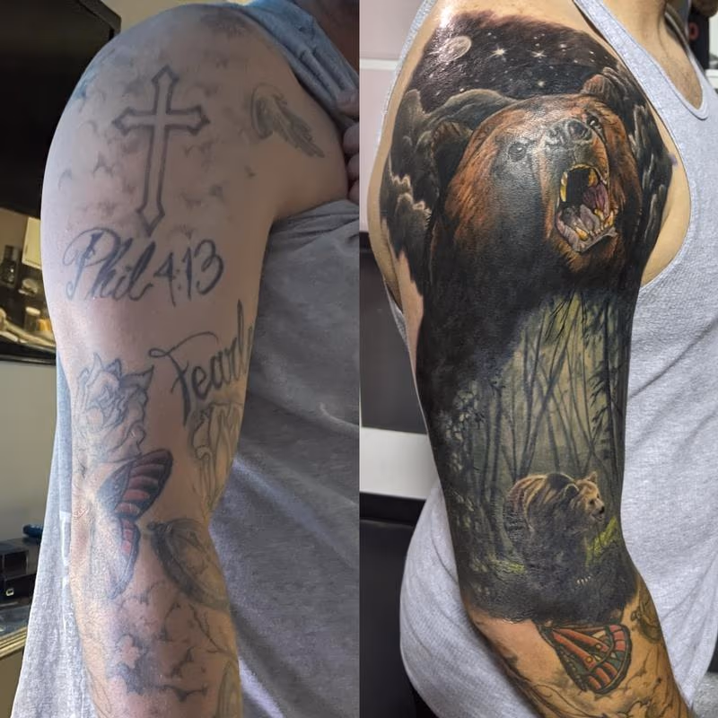 Cover up tattoo