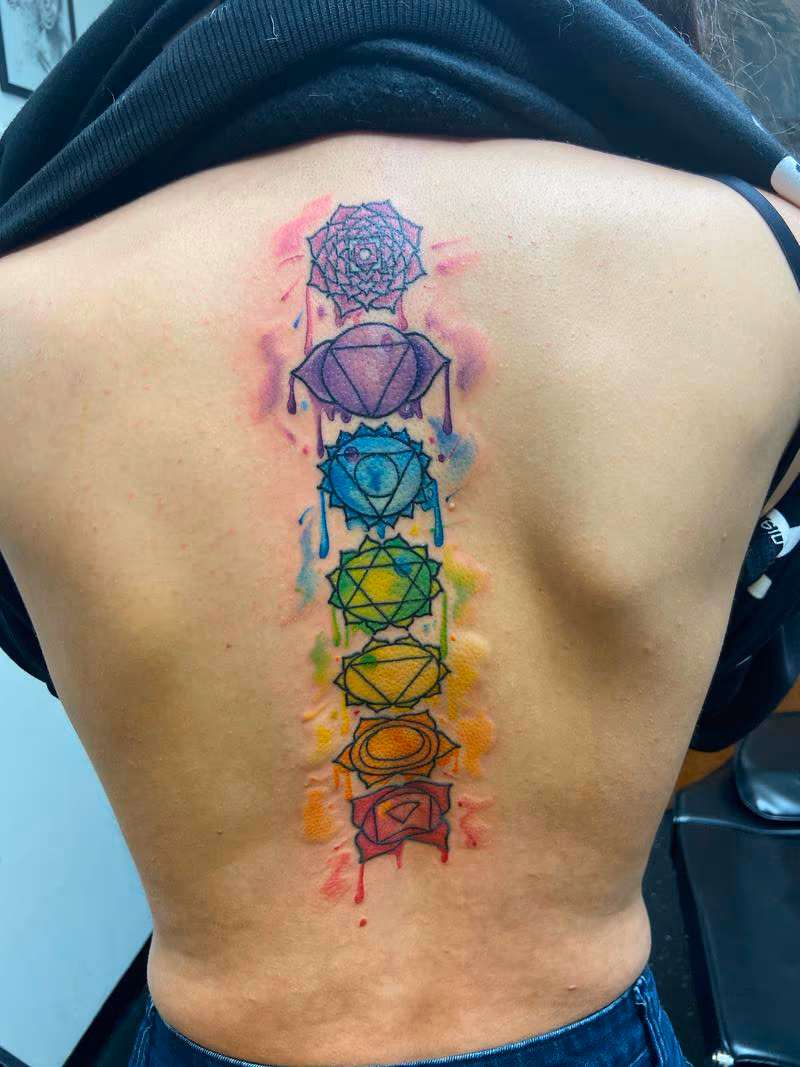 Watercolor symbols