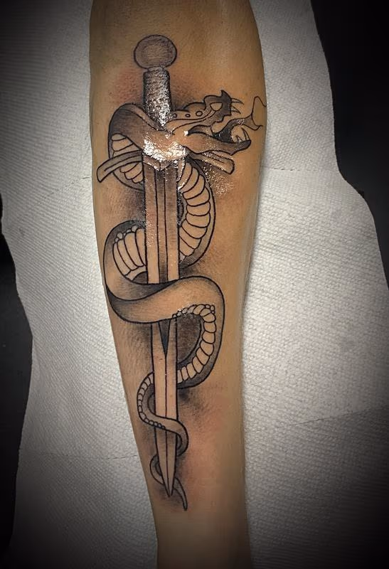 Snake and Dagger