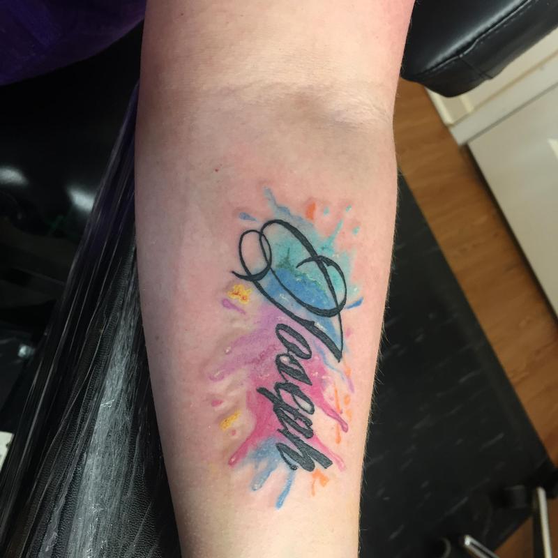 Watercolor name