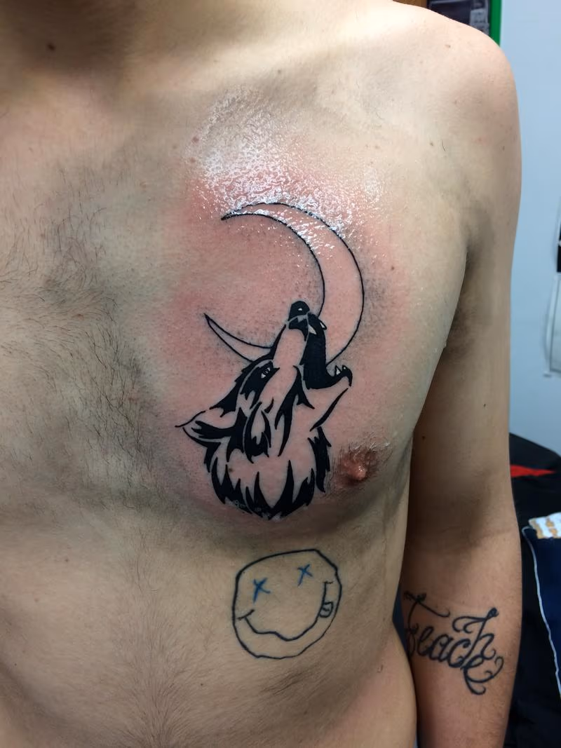 Tribal wolf