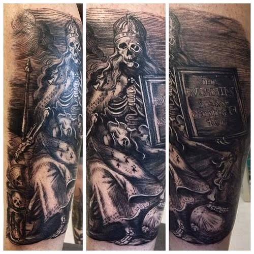 From the album cover of Machine Head's The Blackening