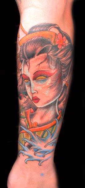 Geisha Girl Tattoo