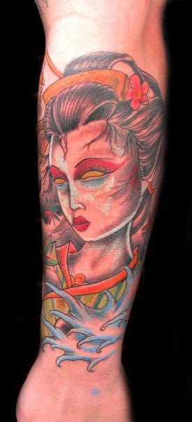 Geisha Girl Tattoo