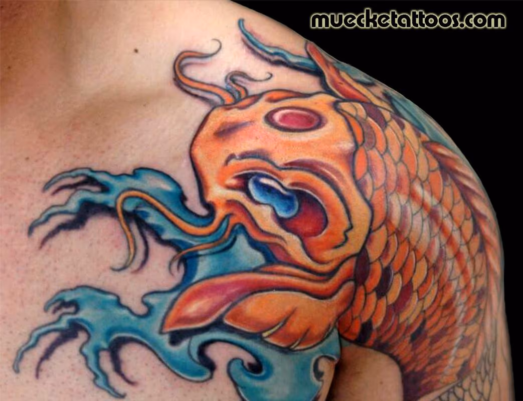 Koi Tattoo by Muecke