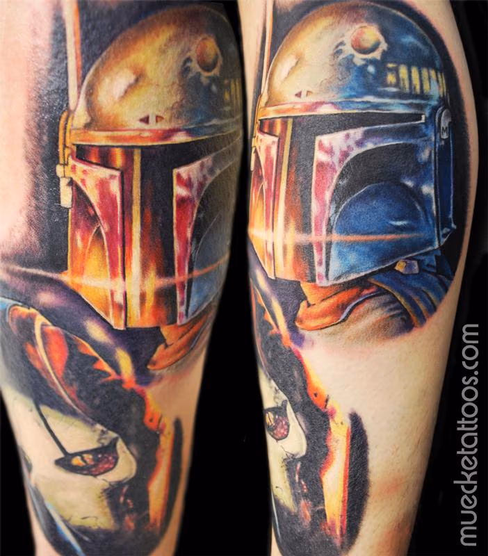 Muecke Starwars Tattoo Boba