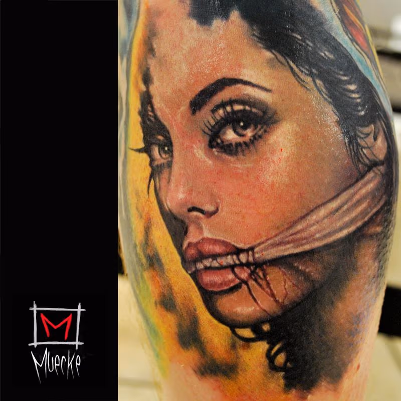 Leg Sleeve tattoo
