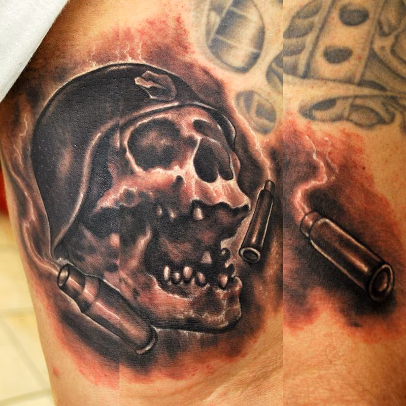 Muecke Custom Army Skull Bullets