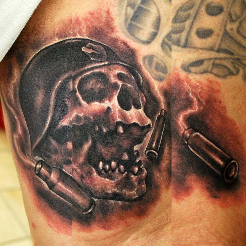 Muecke Custom Army Skull Bullets