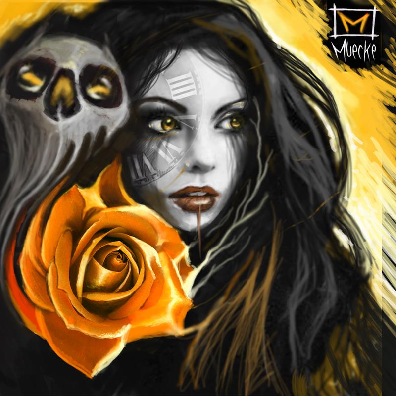 Rose Muecke art Muecke painting tattoo digitial sketch