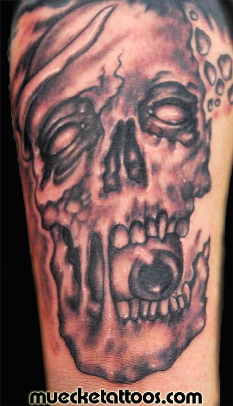 Muecke Skull Tattoo