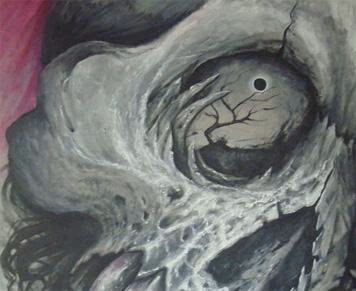 Magenta Skull
