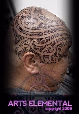 Ta moko head