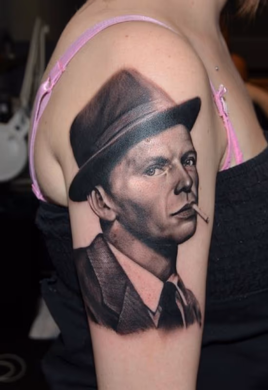Georgia's Frank Sinatra portrait