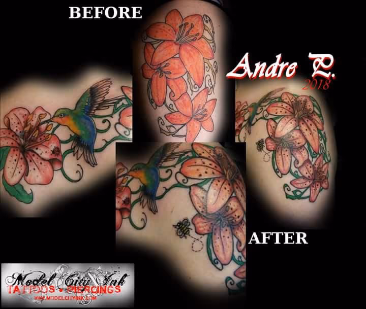 Tiger lily hummingbird
