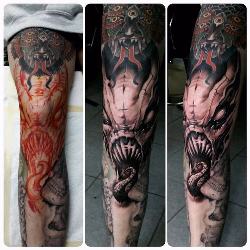 evil knee monster