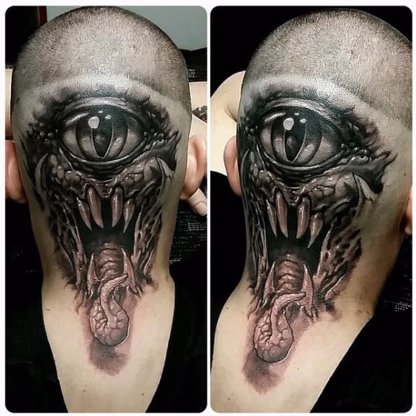 cyclops monster on head