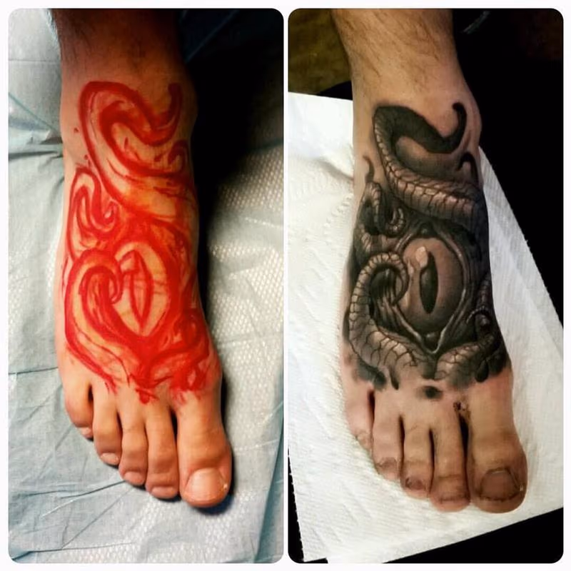 tentacle eye foot