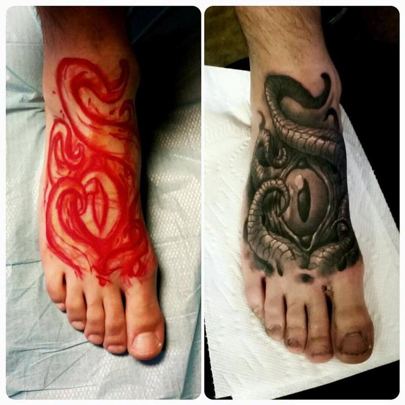 tentacle eye foot