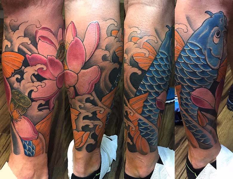 Bue Koi Leg Sleeve