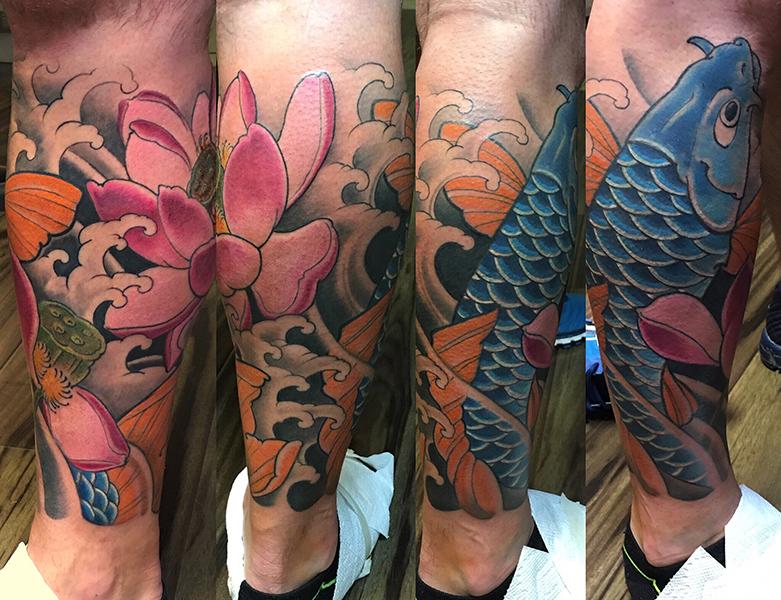Bue Koi Leg Sleeve
