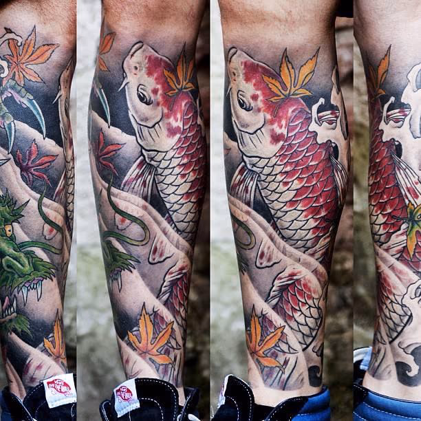 Koi and Dragon