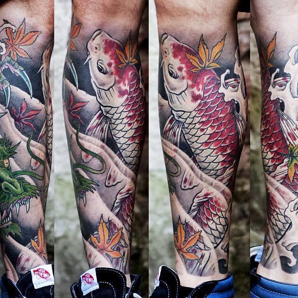 Koi and Dragon