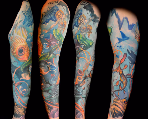 Underwater Theme Sleeve
