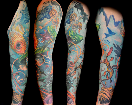 Underwater Theme Sleeve