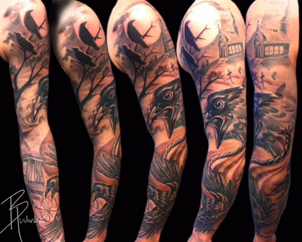 Raven Sleeve