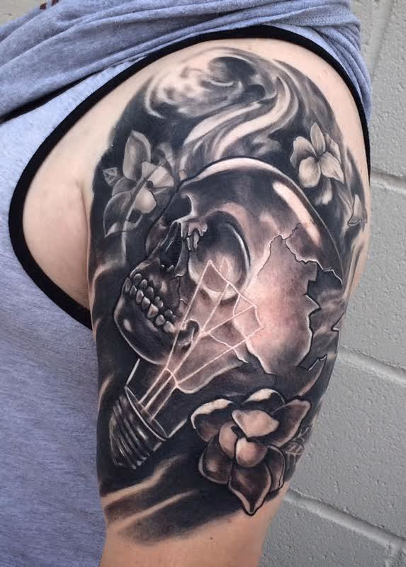 Lightbulb Skull
