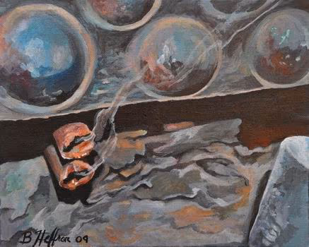 Detail of Train Wreck