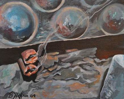 Detail of Train Wreck