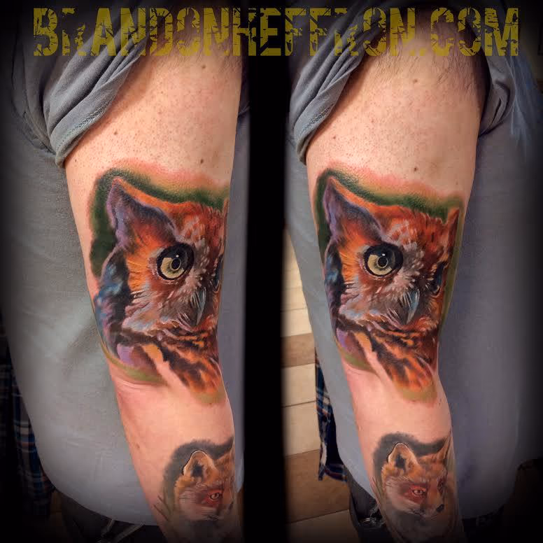 Owl in progress