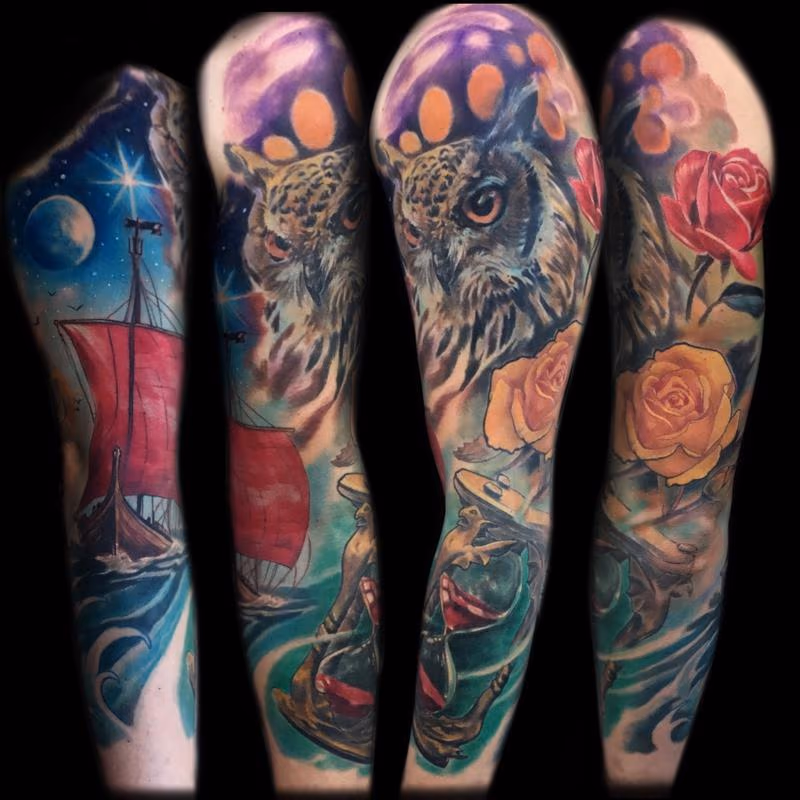 Owl rose