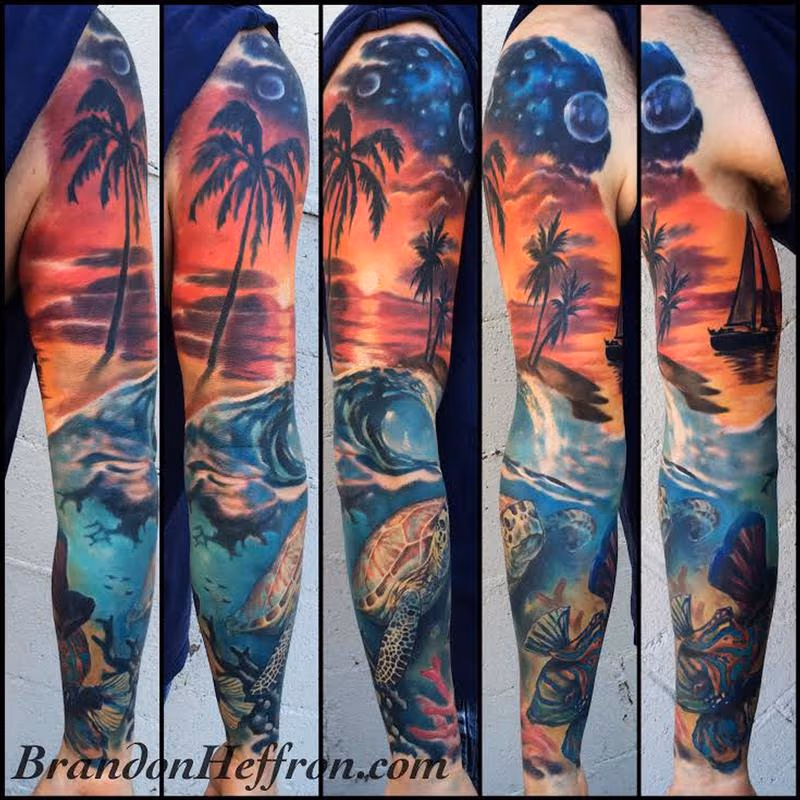 Ocean sunset