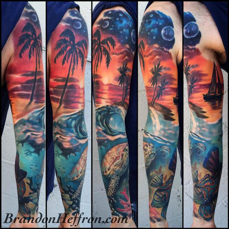 Ocean sunset