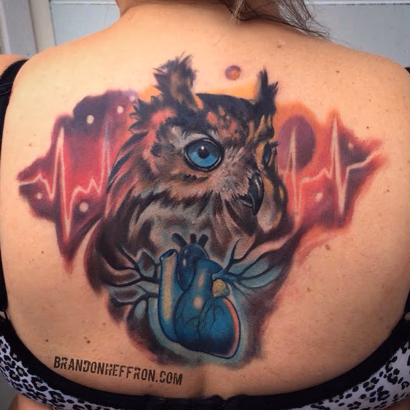 Owl & Heart