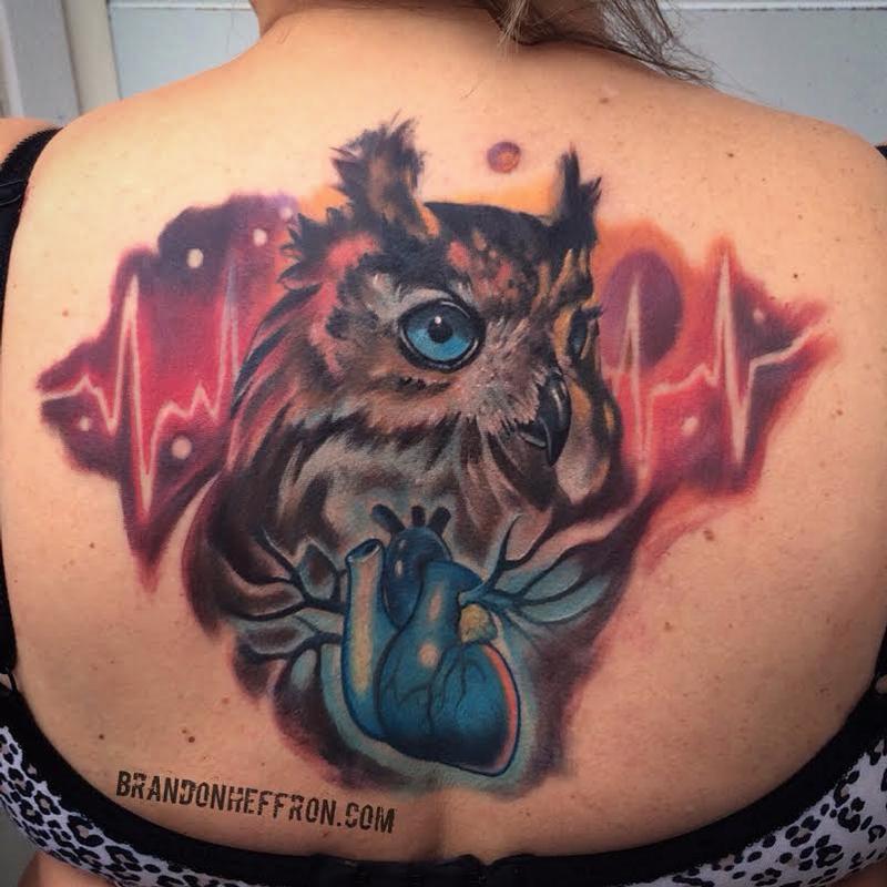 Owl & Heart