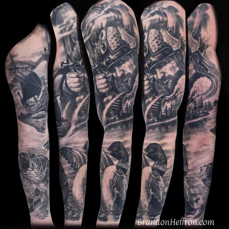 Minnesota Wilderness Sleeve with Viking