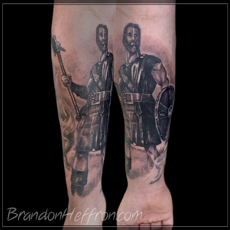 William Wallace black and gray piece