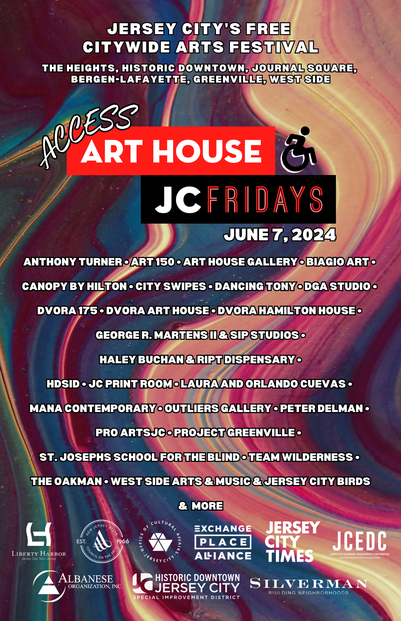 JC Fridays June 7, 2024 3-9pm