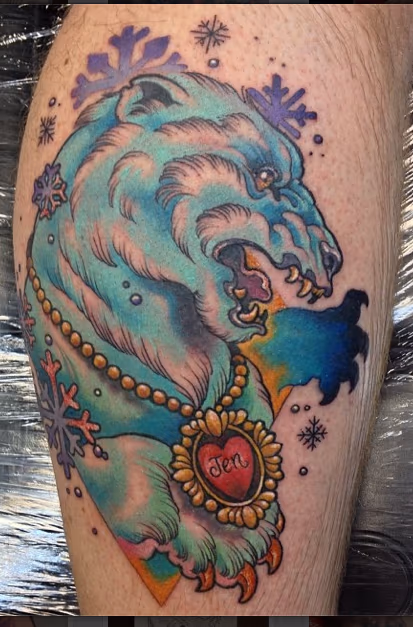 Power polar bear